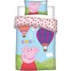 Peppa malac Hot-air Balloon gyerek ágyneműhuzat 100×140cm, 40×45 cm