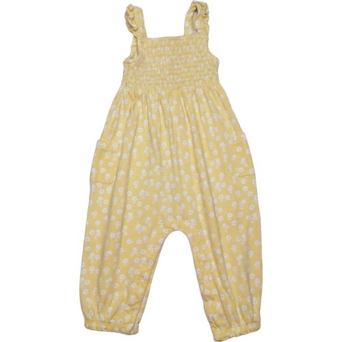 John Lewis sárga virágmintás playsuit (80)