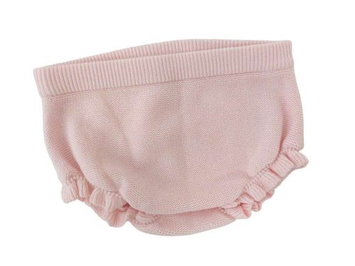 Nutmeg rózsaszín-kötött kislány rövidnadrág (62)